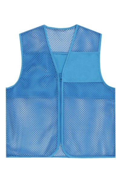 SKV003 ordering advertising mesh mesh vest mesh vest propaganda vest volunteer supermarket overalls vest jacket manufacturer back view